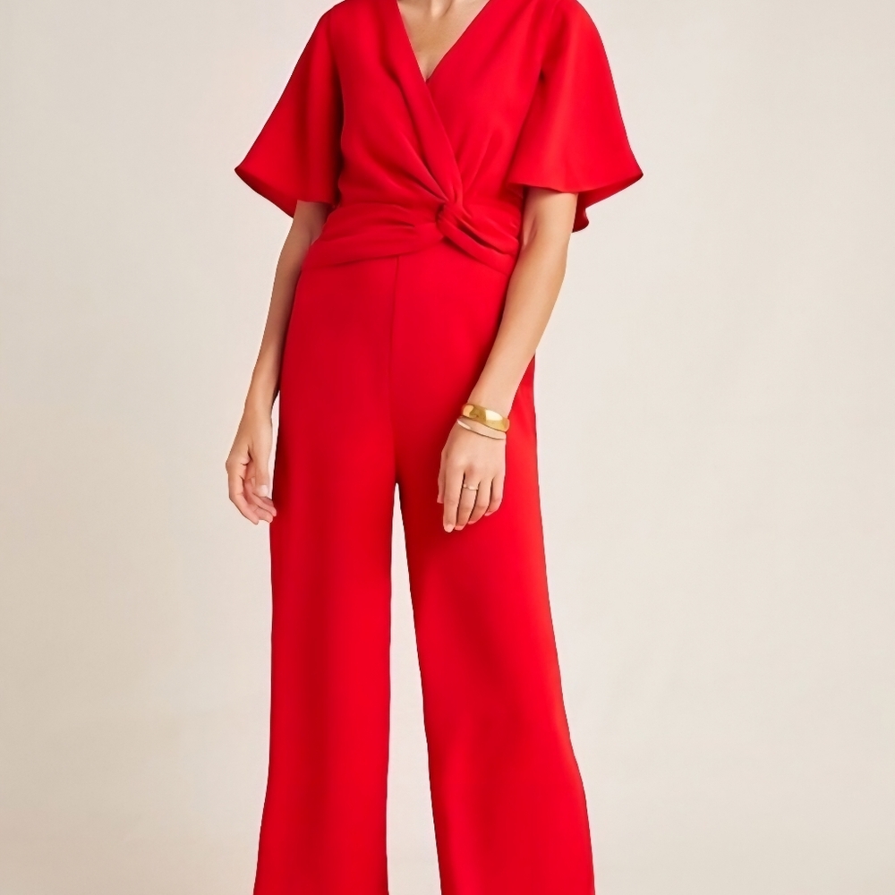 Harlyn Red Jumpsuit